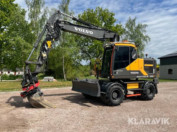 Hjulgrävmaskin Volvo EW160E med grävsystem
