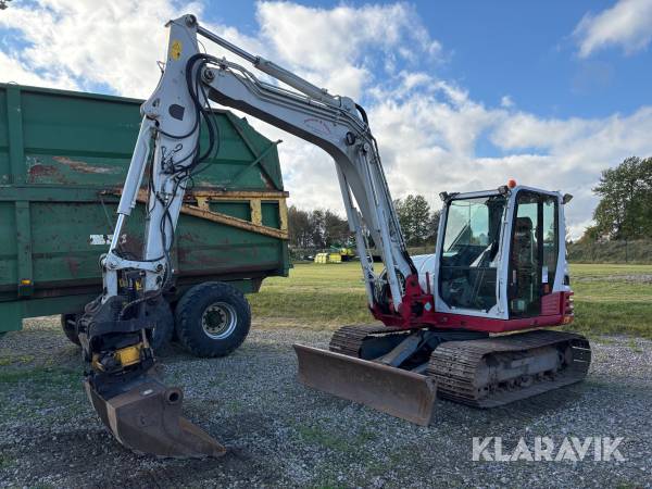 Grävmaskin Take-Job TB290 med tiltrotator & skopa