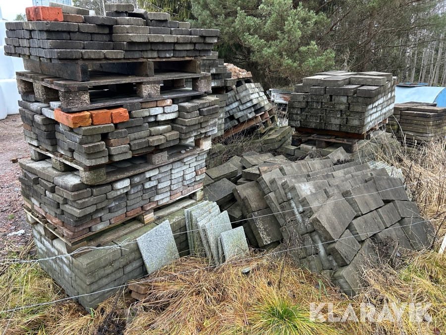 Marksten blandat parti