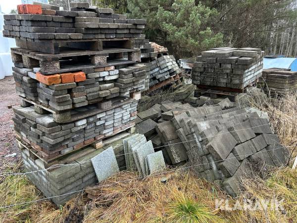 Marksten blandat parti