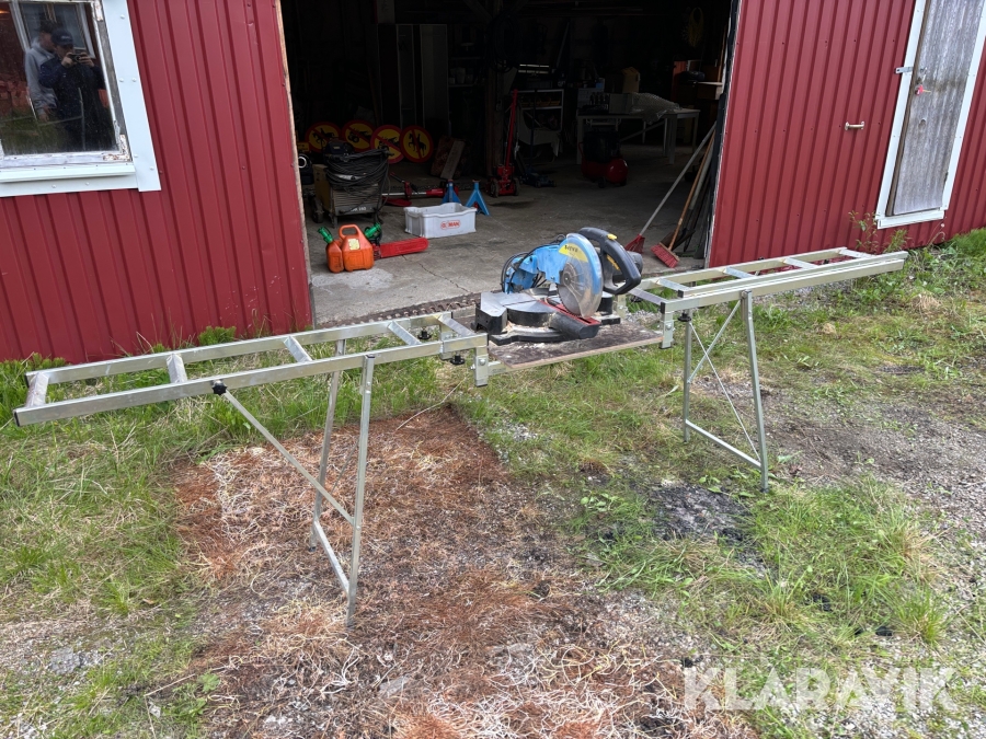 Kap och gersåg Serva KG254A med bänk