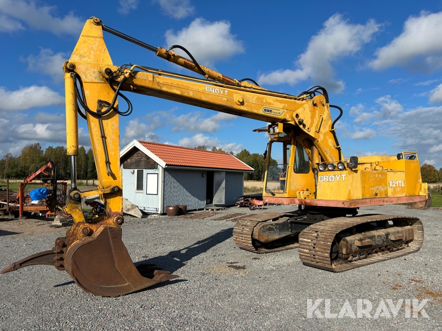 Grävmaskin Brøyt X21TL