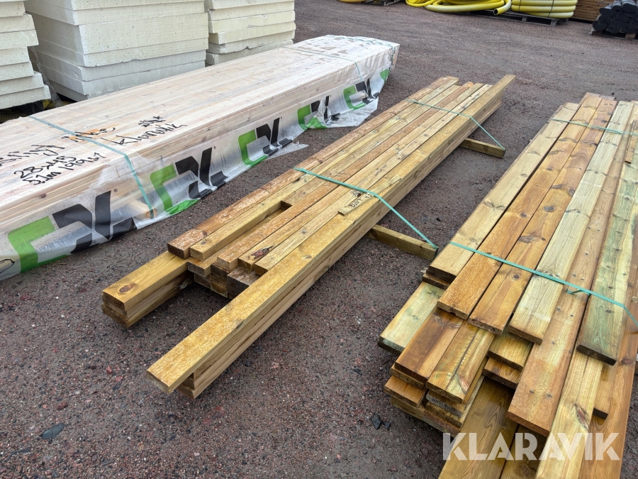 Regelpaket olika dimensioner och längder