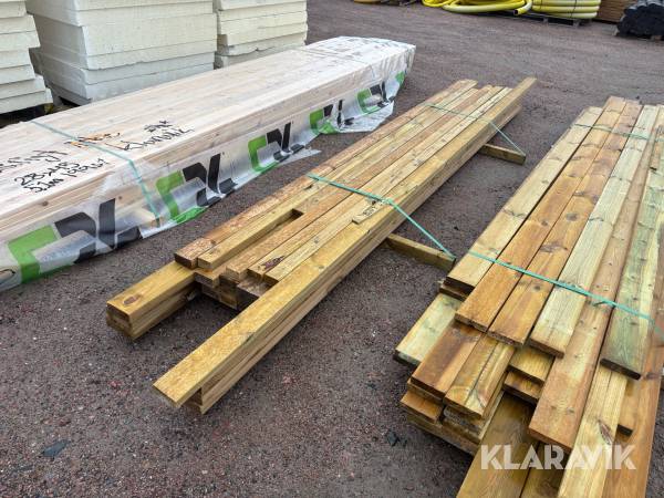 Regelpaket olika dimensioner och längder