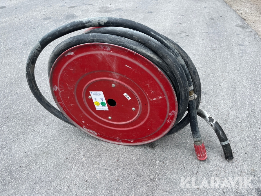 Brandslang på rulle 30m