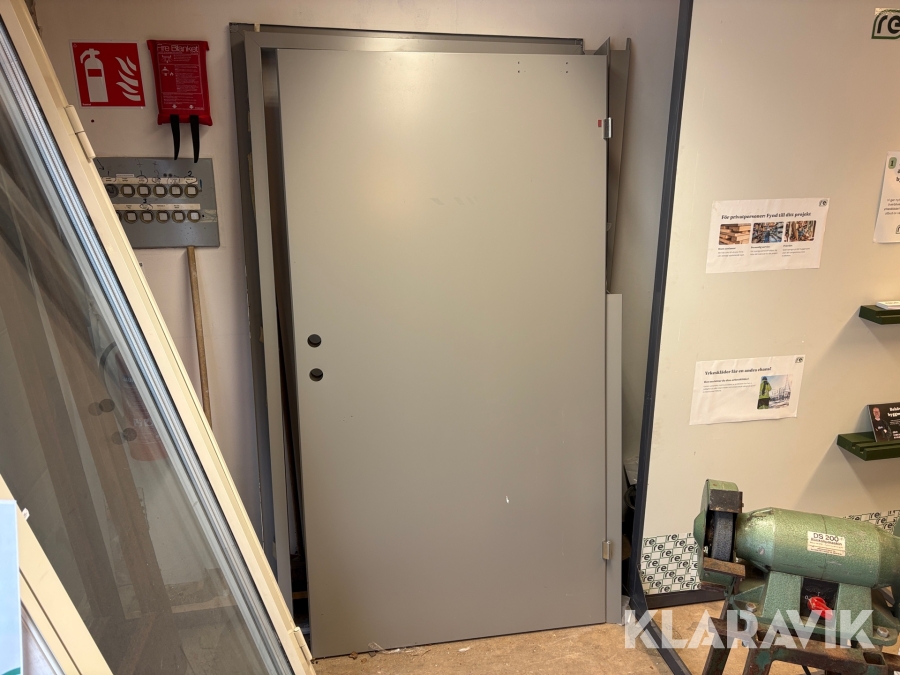 Ståldörr med karm Daloc S50