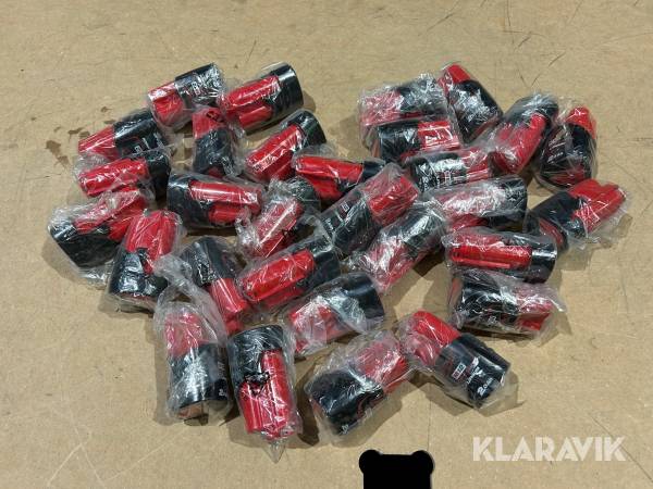 Batterier 12V Milwaukee M12 2.0 AH ca 30 st