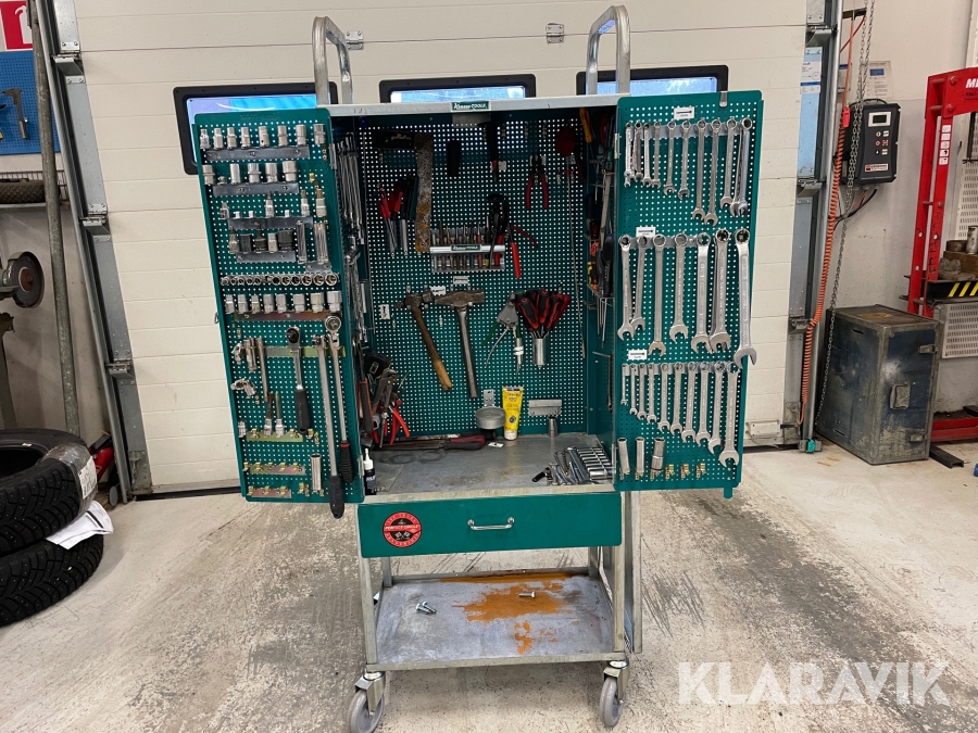 Verktygsskåp Kamasa Tools med verktyg