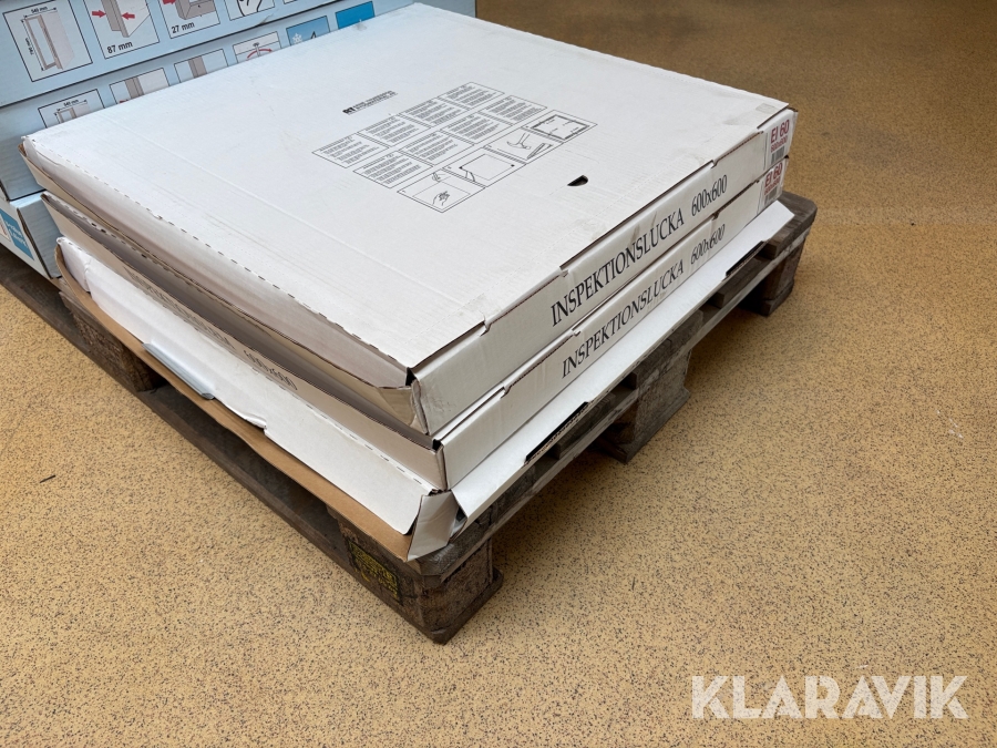 Inspektionslucka 600x600mm 3st