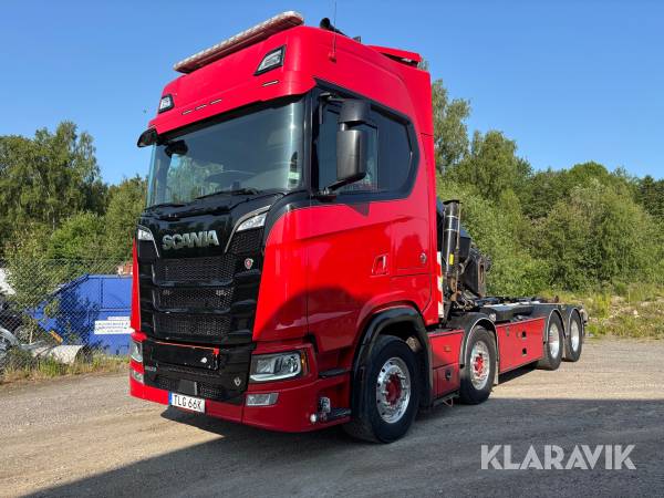 Kranbil Scania S650
