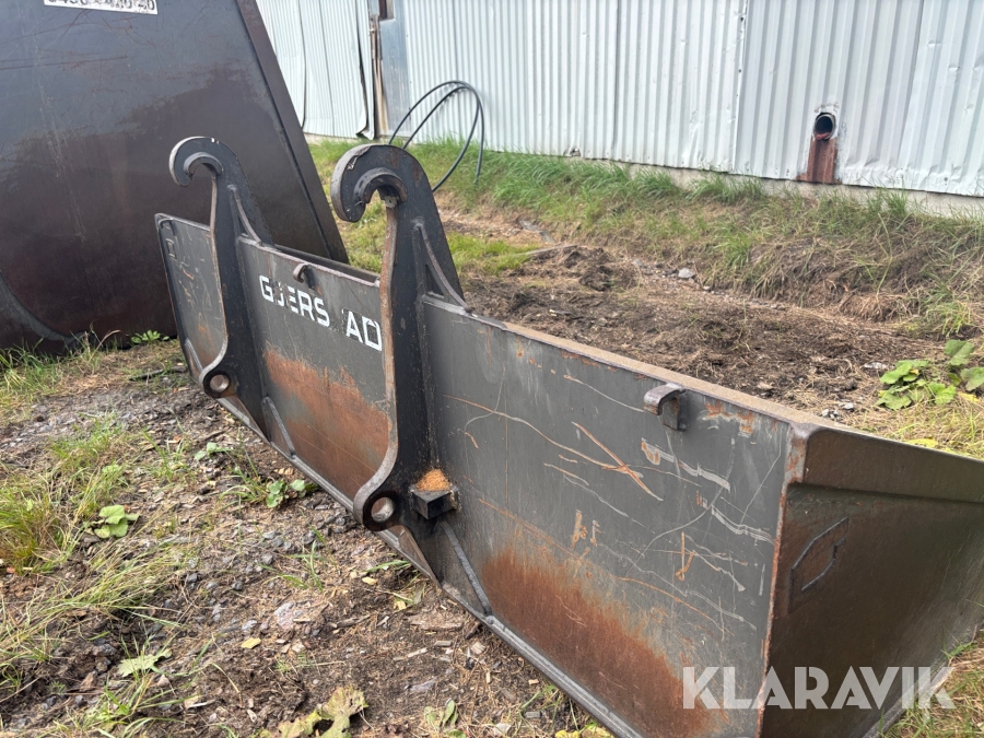 Planeringsskopa Gjerstad PS270 fäste Stora BM