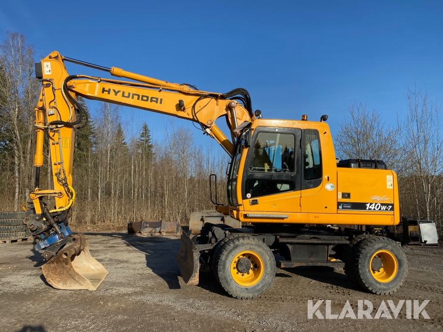 Grävmaskin Hyundai Robex 140W-7
