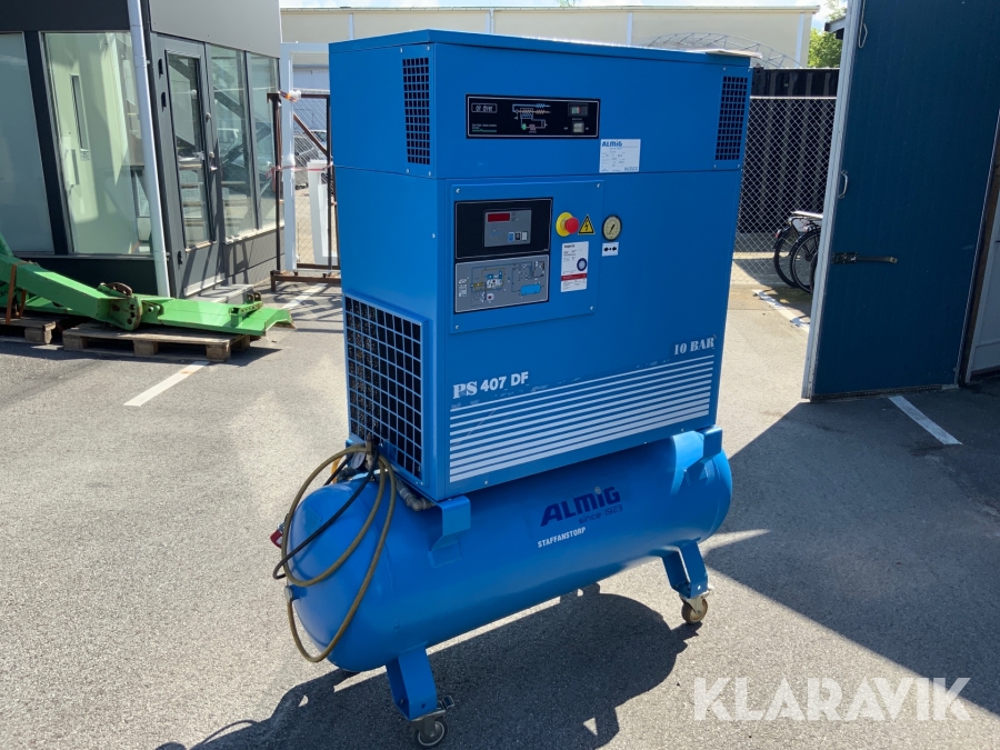 Kompressor med tork Almig PS 407 DF