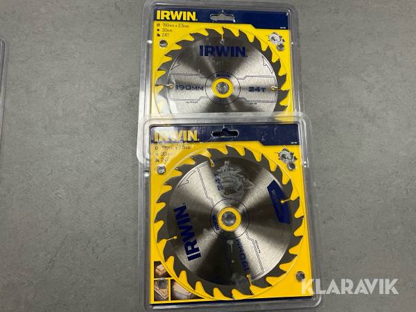 Sågklinga Irwin 190x30/2,5 24T 2st
