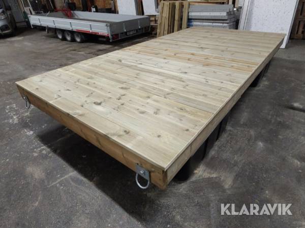 Brygga med landgång 4,0x2,0m