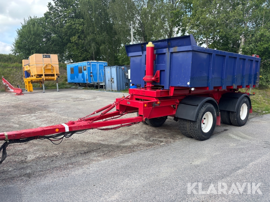 Tipkärra Triolift 2 axlig