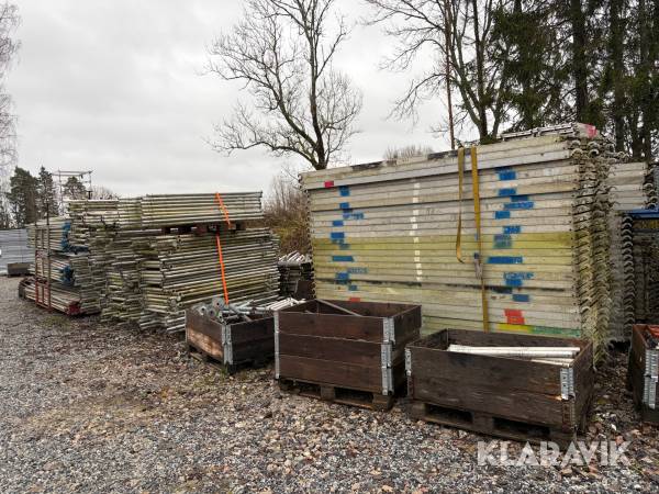 Stort parti med Jumbo Ramställning Aluminium ca 1200 m3
