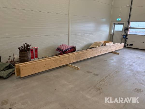 Limträbalkar 3 st 8 m & 5 m