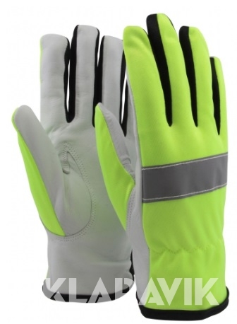 120 par vägarbetshandske gul med reflex