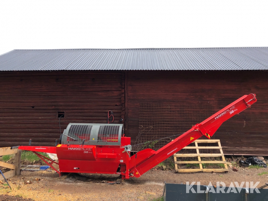 Vedmaskin Hakki Pilke 38 Pro combi