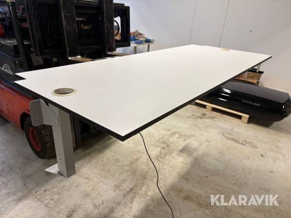 Väggmonterat skrivbord ES Snickeri 501168 Höj-och sänkbart