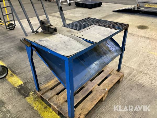 Arbetsbänk för heta arbeten