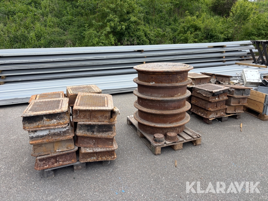 Brunnar och brunnslock 49st