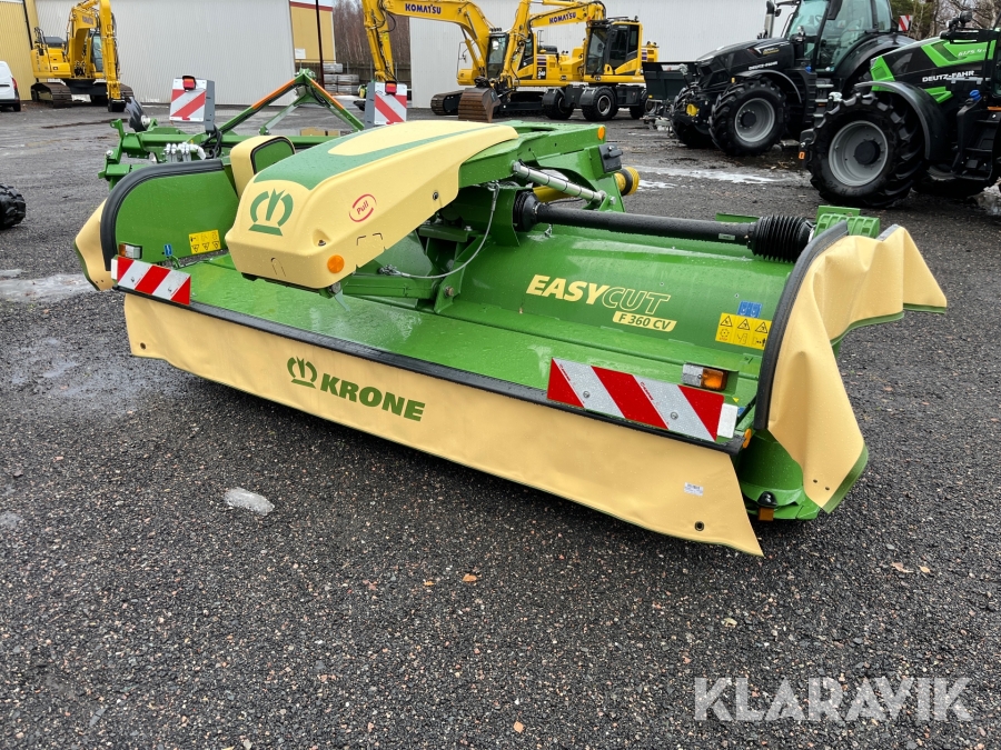 Frontslåtterkross Krone Easycut F360 CV Ny