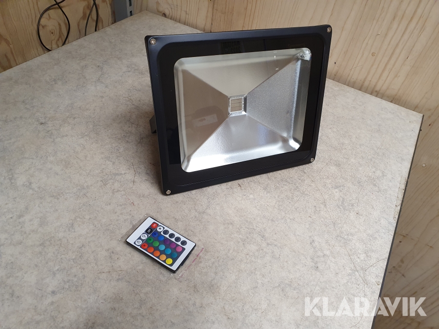 Ledlampor med olika ljusfärger & fjärrkontroll Bearsafe 50 W Led 4 st