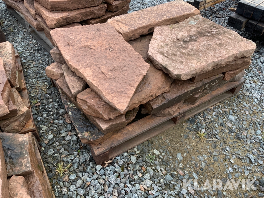 Ölandssten Röd Ca 36 m2