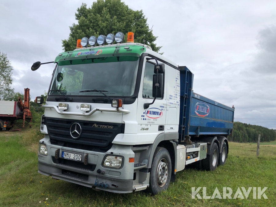 Lastbil Tippflak  Mercedes 2648 L 6x4 