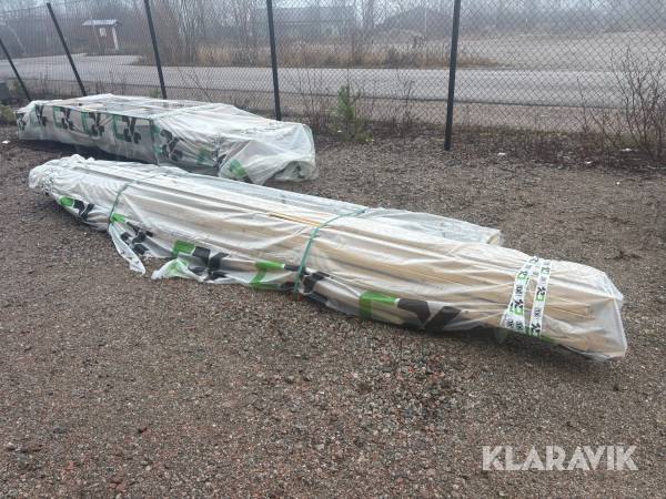 Virkespaket, 45x45,22x145 råplan 45x45 och ytterpanel