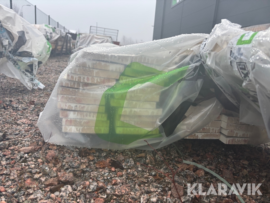 Virkespaket, 45x45,22x145 råplan 45x45 och ytterpanel