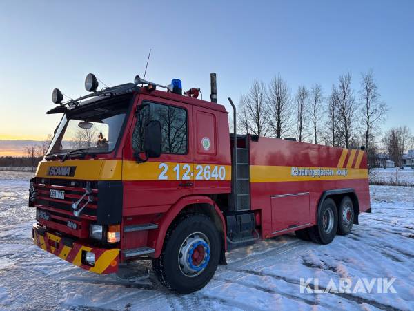 Brandbil Scania P93ML 6X2L