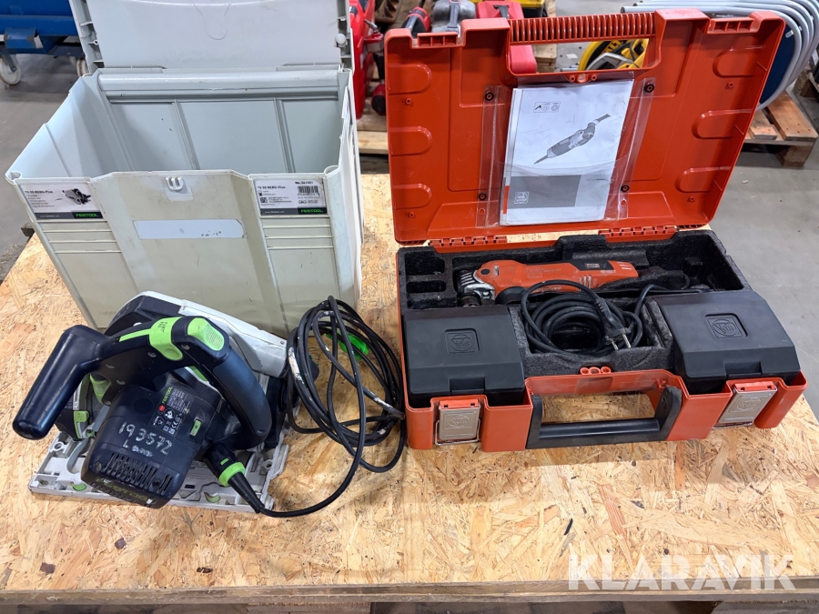 Multimaskin 1 st, Sänksåg 1 st Fein / Festool 