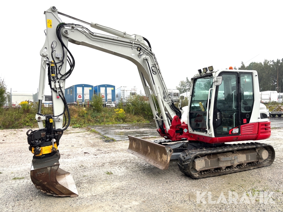 Grävmaskin Takeuchi TB290 med tiltrotator, 3 st skopor samt grävsystem