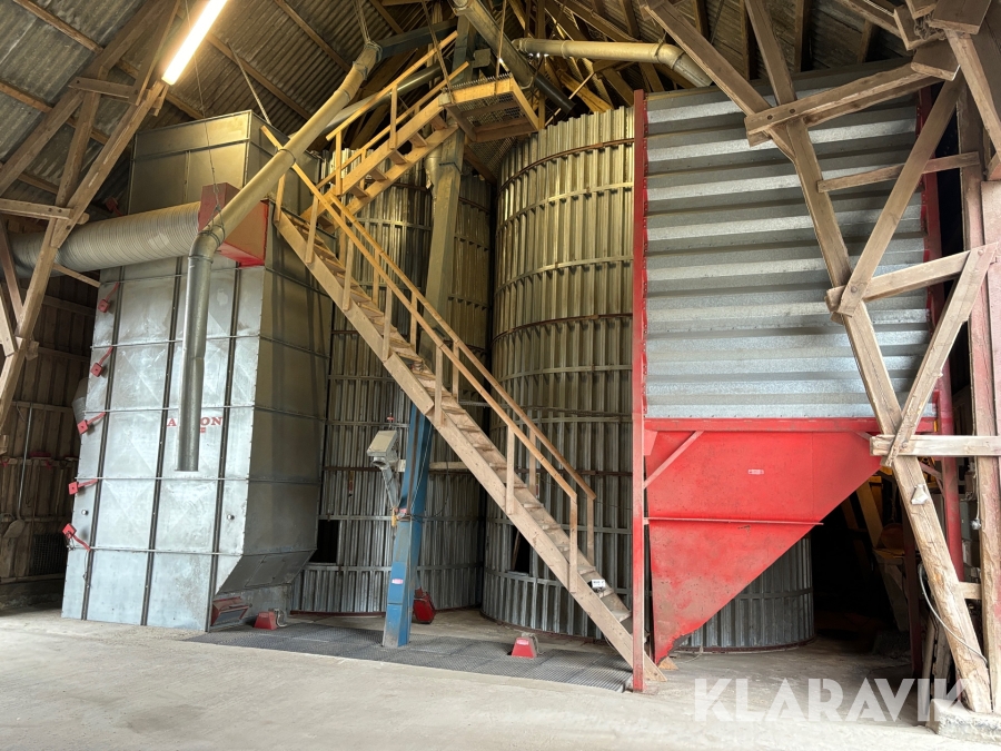 Spannmålsanläggning Akron komplett med torkning och lagring