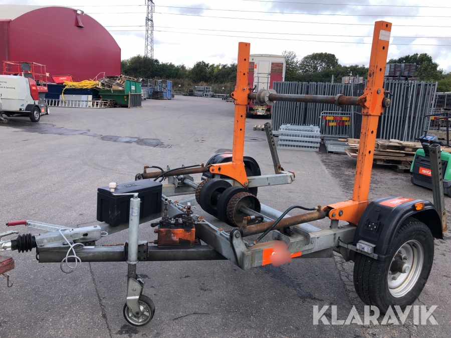 Kabelvagn Sahlins PBK 4720 för kabeltrummor