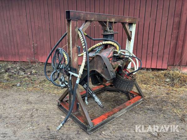 Mobilt skördaraggregat till huggarvagn