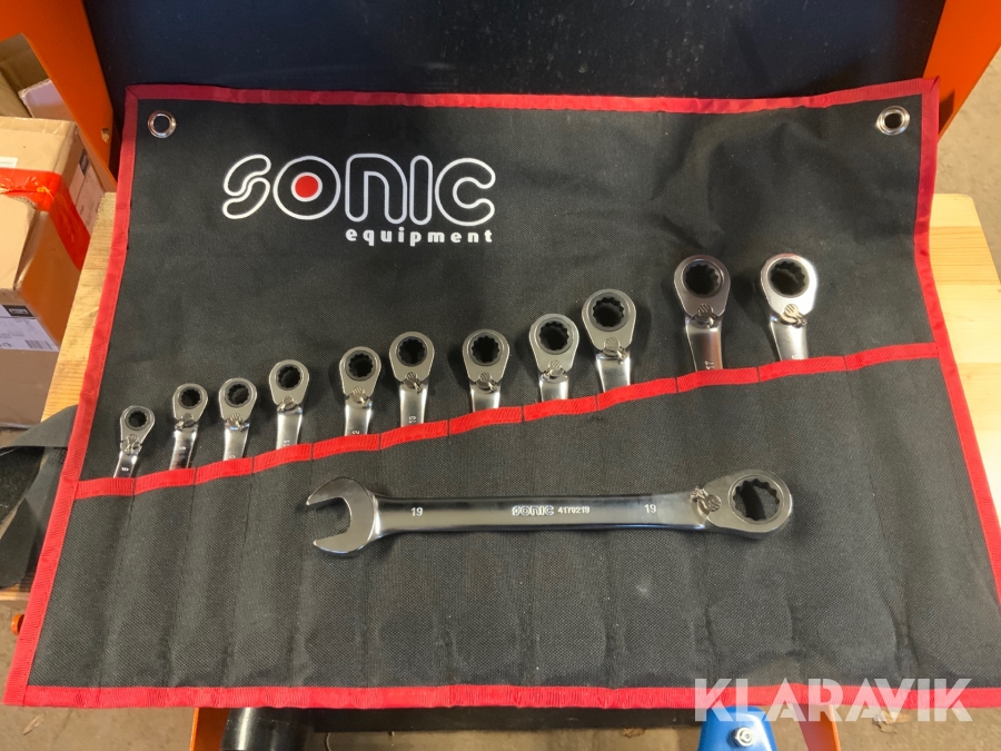 Ringspärr nycklar Sonika 8-19 mm