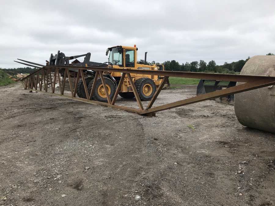 12st takstolar spännvidd 21,5meter