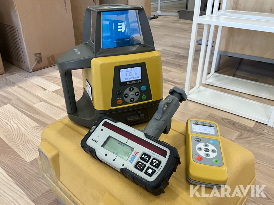 Tvåfallslaser Topcon RL-200 2S kalibrerad