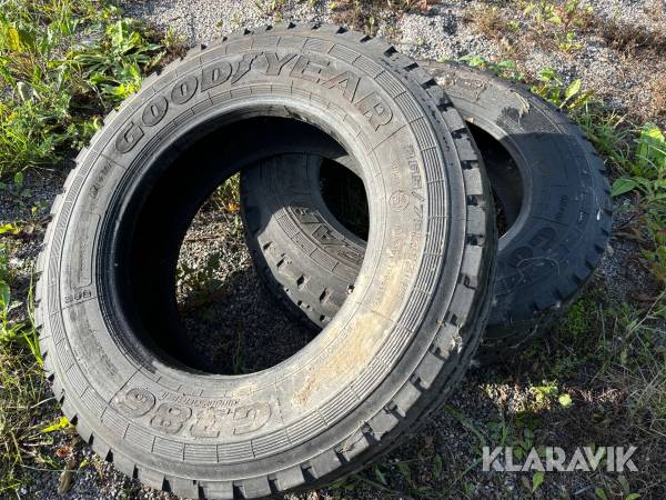 Däck 2st Goodyear 265/70R19.5