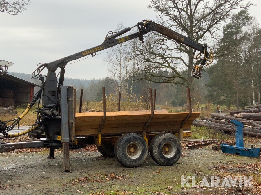 Huggarvagn Källefall K90 med 310 kran