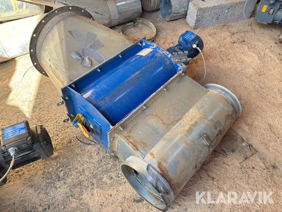 Slussmotor JKF Industri Rota. Valve JK-S w/o geared motor 0,37kW med växel