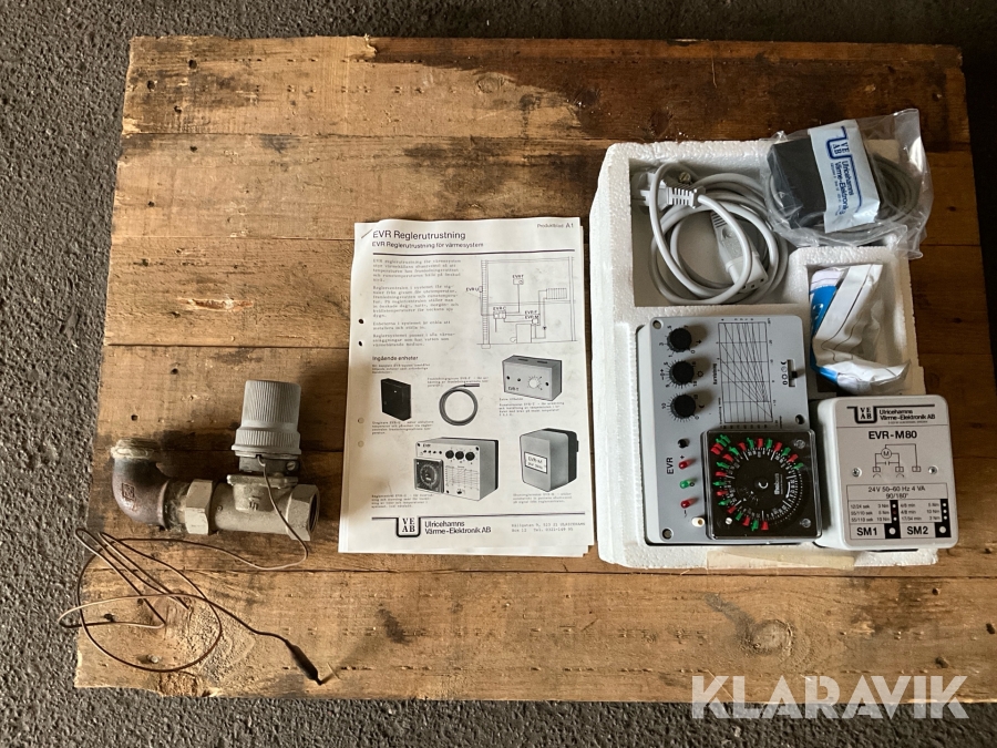 Reglerutrustning för värmesystem Ulricehamns värme-elektronik EVR