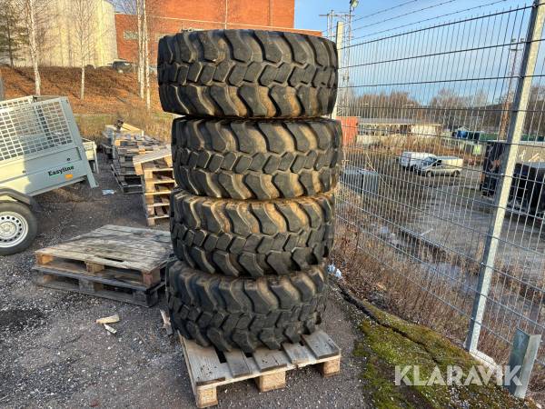 Entreprenaddäck Linglong Strong- Max med snökedjor 405/ 70R18