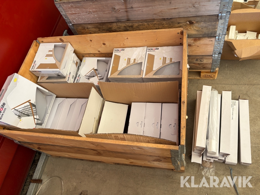 Belysningsarmaturer Westal & Hidalite 37 st