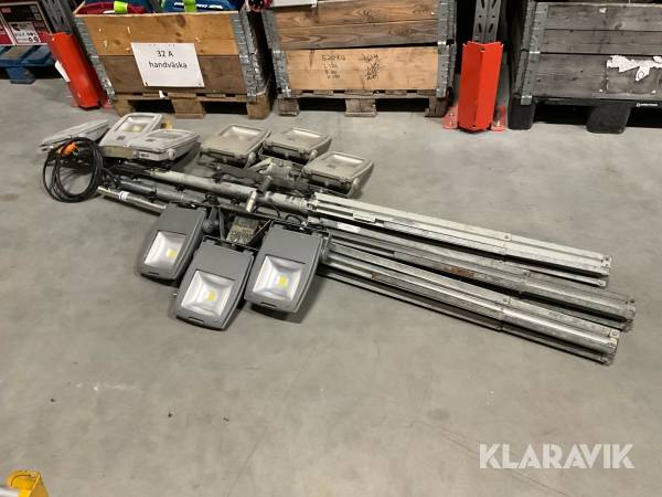 Belysningsmaster 3 st