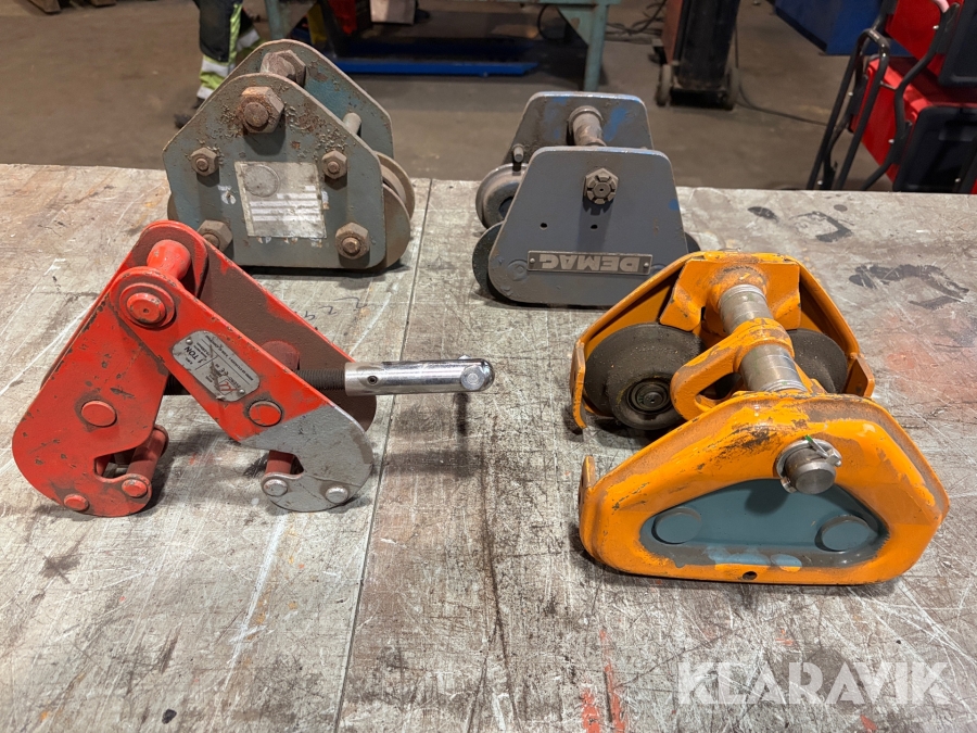 Balkvagn och balkklämma